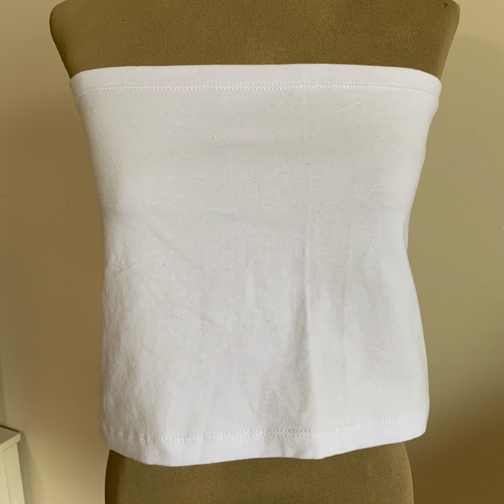 Plain White Tube Top